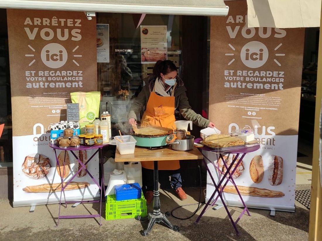 Des crêpes 100% Bourguignonnes-Francs-Comtoises